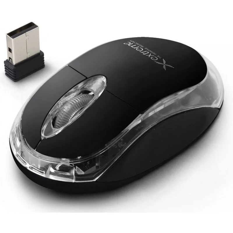 Extreme Wireless 2.4ghz Optical Mouse 3d Usb Harrier Black