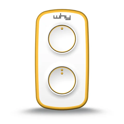 Emissor C/Autoaprendizagem Lite 433 Mini Amarelo