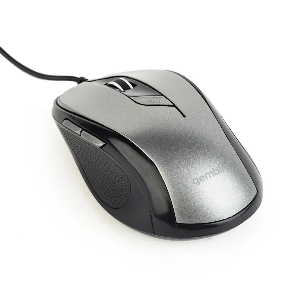 Raton Gembird Usb Gris Negro 6 Botones