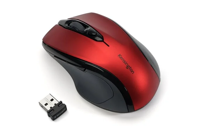 Kensington Pro Fit Rato Mid-Size Sem Fios - Verm.