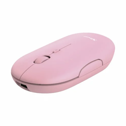 Rato Sem Fio Trust Puck - Rosa