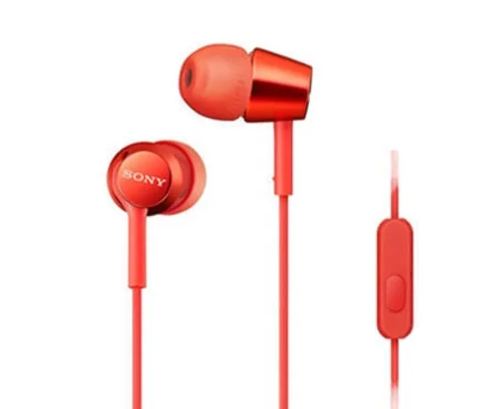 Auriculares Sony Mdrex155apr Micro Rojo