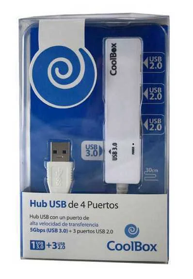 Hub Coolbox Usb (1 X Usb3.0 + 3perp