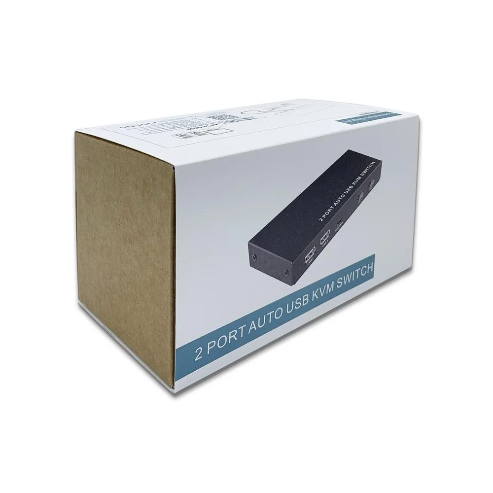 Switch Kvm Usb 2x Usb + 3x Hdmi 4k Preto - Aisens