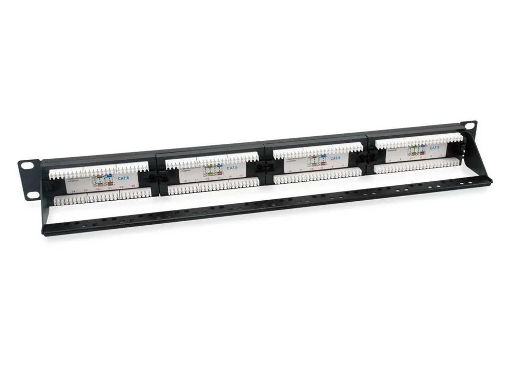 Equip Patch Panel 19" Cat6 Utp 24p 1u Preto Basic