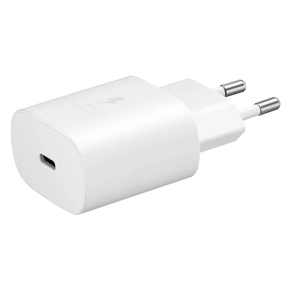 Carregador Samsung Super Fast Charger Usb-C 25w Branco