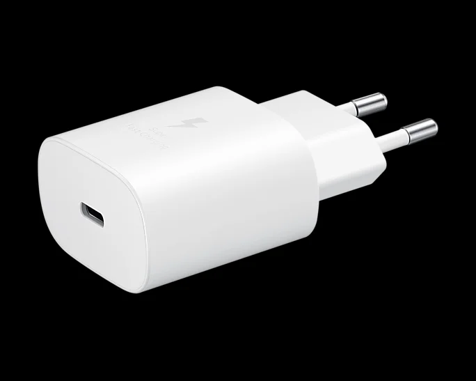 Carregador Samsung Super Fast Charger Usb-C 25w Branco
