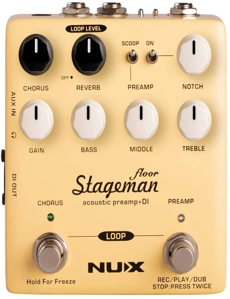 Stageman Floor Acoustic Preamp Di Pedal