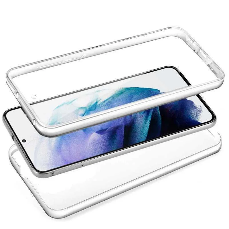 Cool Capa de Silicone 3d para Samsung G996 Galaxy S21 Plus (Frente e Verso Transparentes)