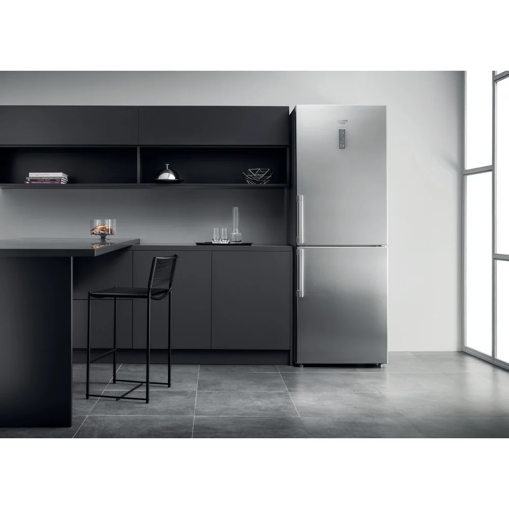 Frigorífico Combinado Hotpoint Ha70be72x 444l Classe e