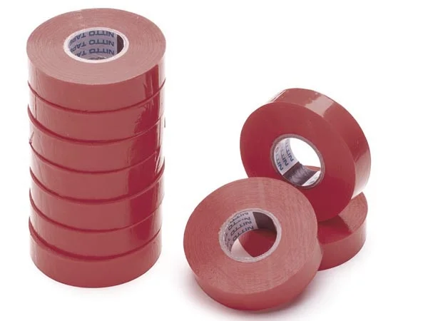 Nitto - Insulation Tape - Red - 19 Mm X 20 M