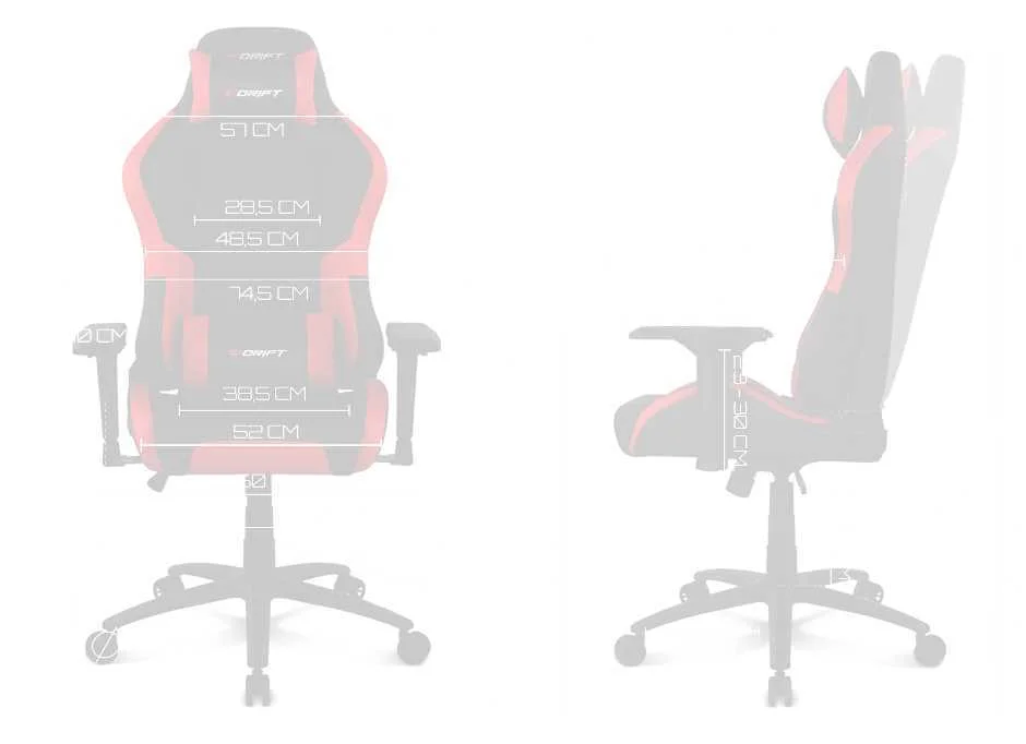 Cadeira Escritório Drift Preto Verde