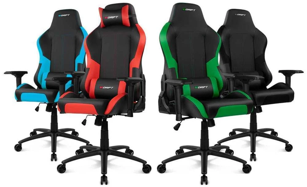 Cadeira Escritório Drift Preto Azul