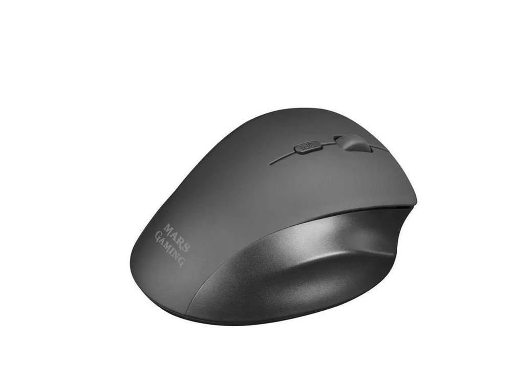 Rato Wireless Mars Gaming Mmwergo, 3.200 Dpi, Ergonomic, Kailh Mechanical, Black