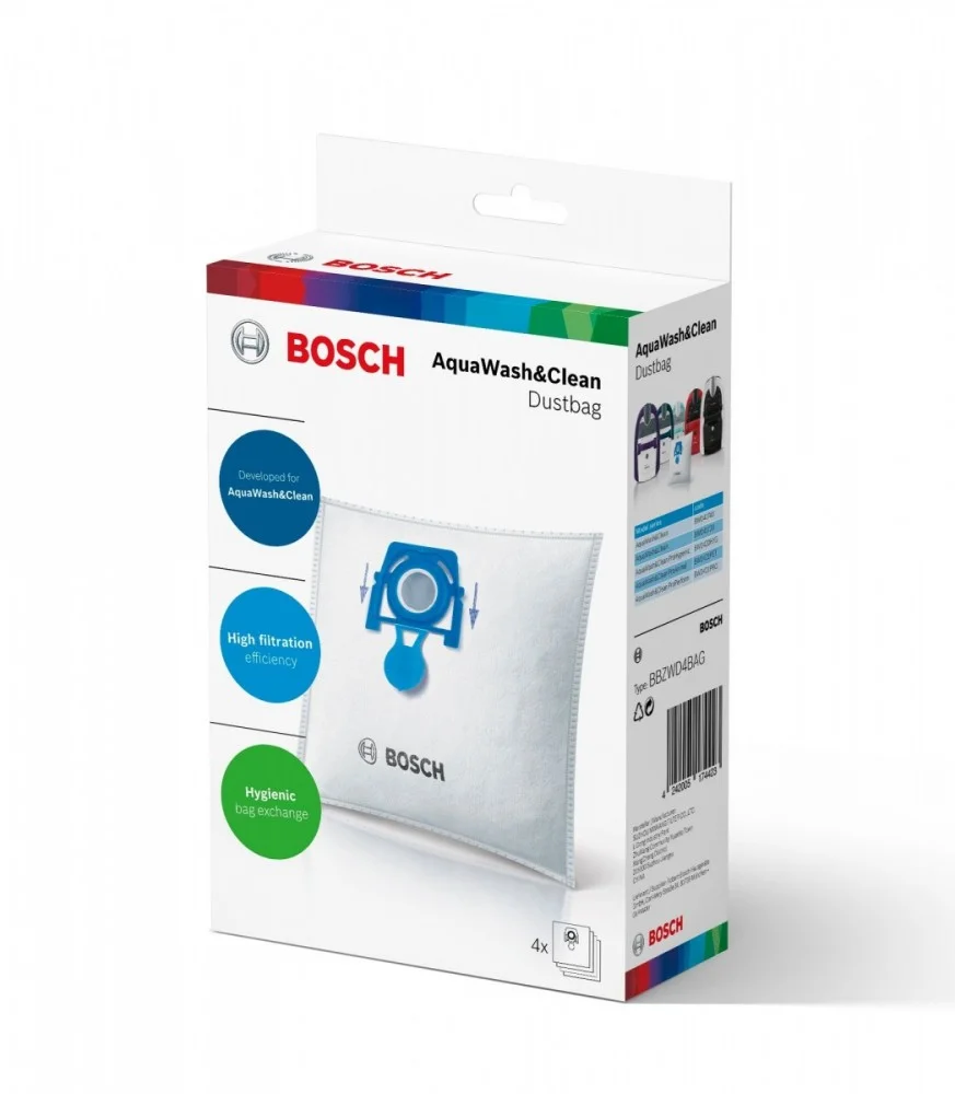 Sacos de Aspirador Bosch Bbzwd4ba