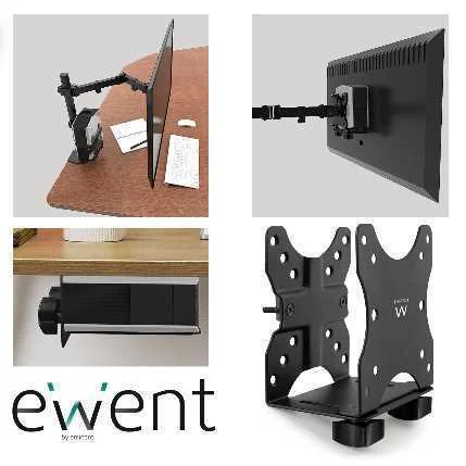 Suporte para PC Ewent EW1517 Preto