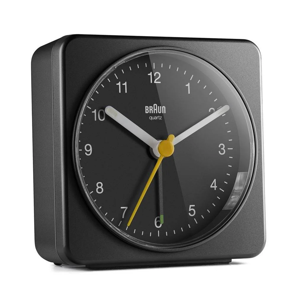 Despertador Braun Bc03b De Design Clássico, Preto