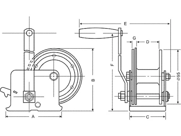 Guincho Manual - 250 Kg
