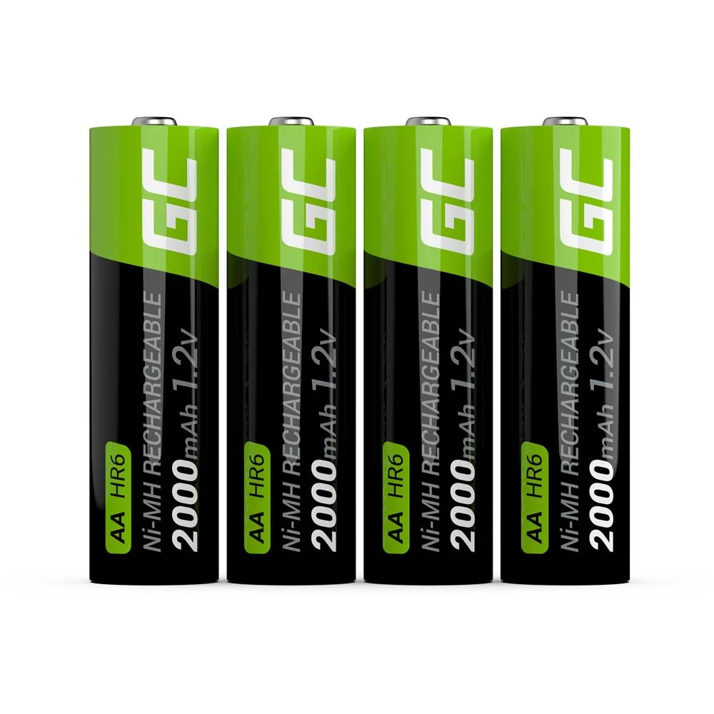 Green Cell 4x AA Hr6 Batteries 2000mah