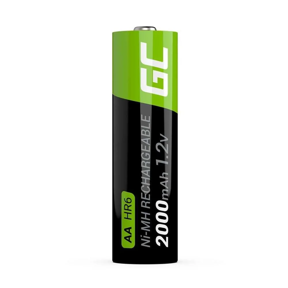 Green Cell 4x AA Hr6 Batteries 2000mah