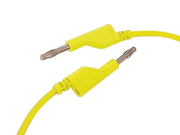 Measuring Lead 4mm 50cm / Yellow (Mln-Sil / 1)