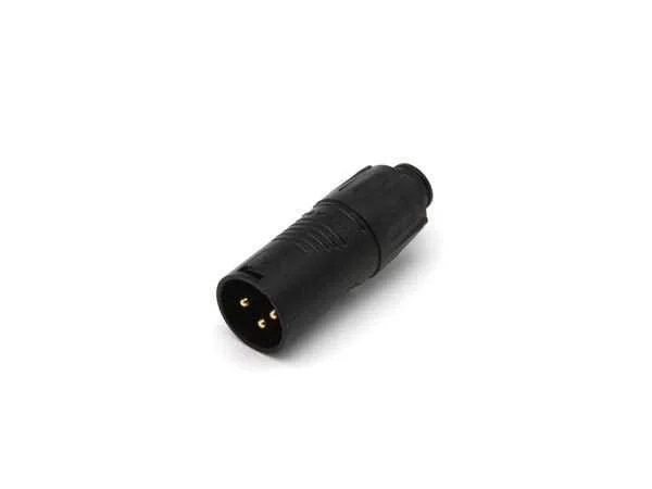 Rean - Tiny Xlr Adapter Male To Male - Black