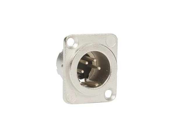 Neutrik - Xlr, 4-Pin Male, Silver Plated, D-Size Metal Body