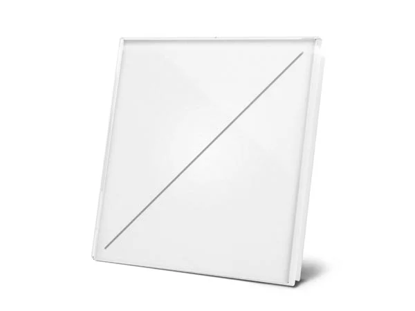 Edge Lit Modulo de Controlo 2 Botões - Branco