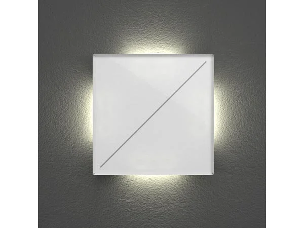 Edge Lit Modulo de Controlo 2 Botões - Branco