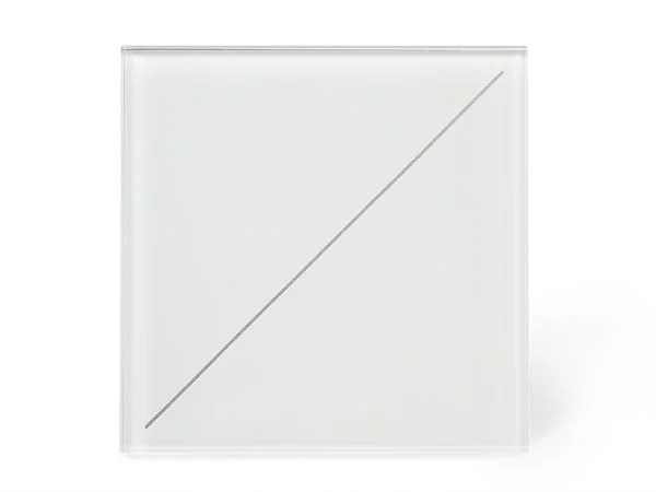 Edge Lit Modulo de Controlo 2 Botões - Branco