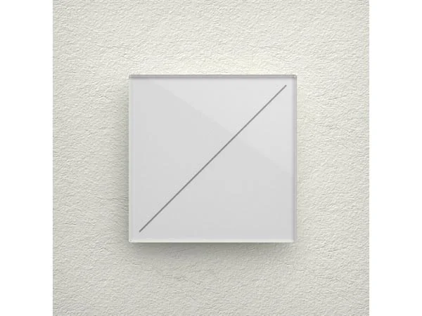 Edge Lit Modulo de Controlo 2 Botões - Branco