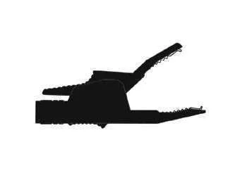 Clipes de Crocodilo Isolados 4mm 34a, Contato Prot
