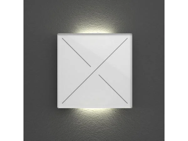 Edge Lit Control Module With 4 Touch Keys - Glossy Pure White