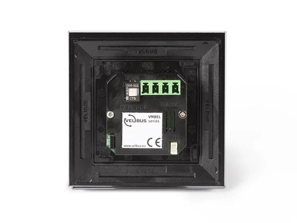 Edge Lit Control Module With Motion And Twilight Sensor, Black Frosted