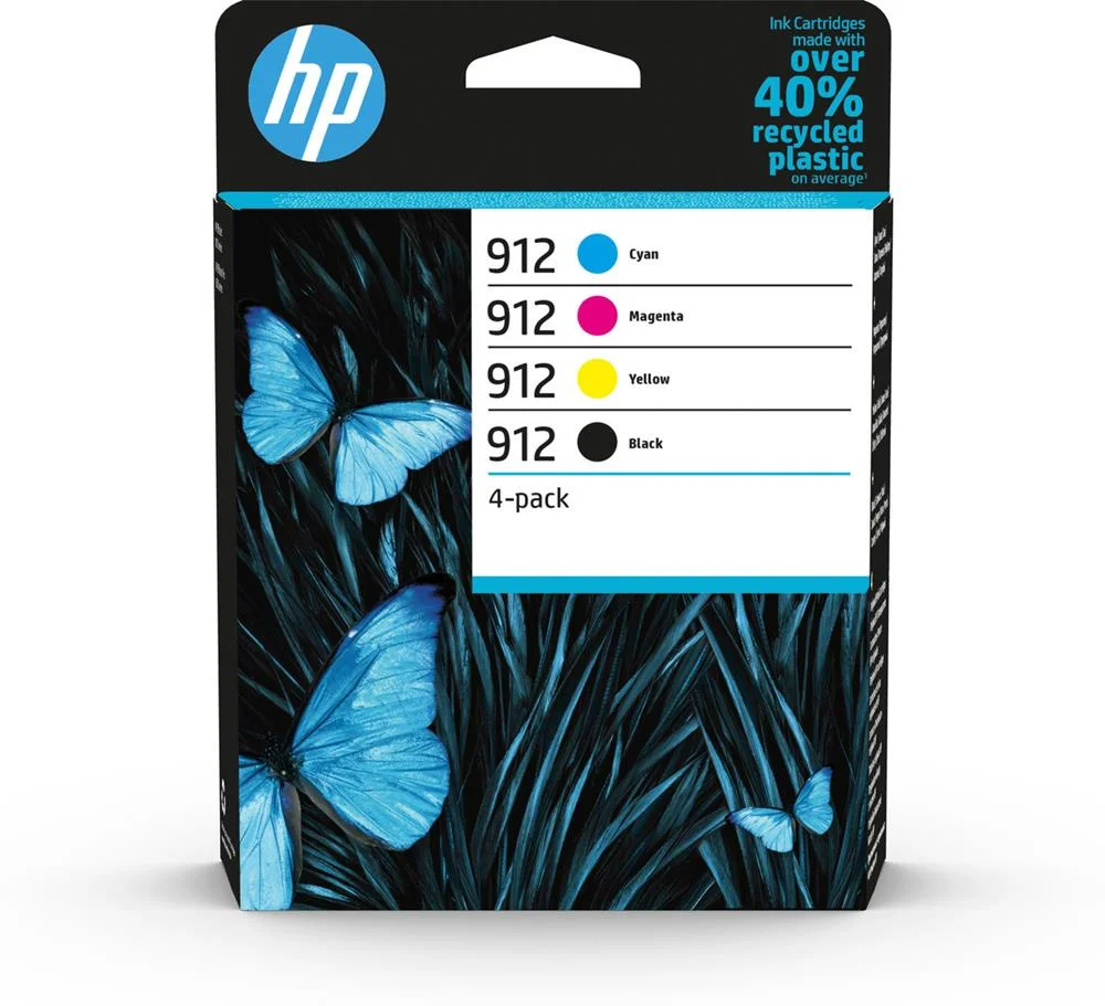 Tinteiro Hp 912 Cmyk 4-Pack
