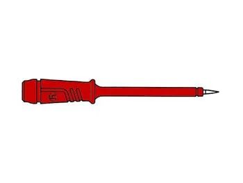 Sonda de Teste Isolada de 4mm com Ponta de Aço Ino