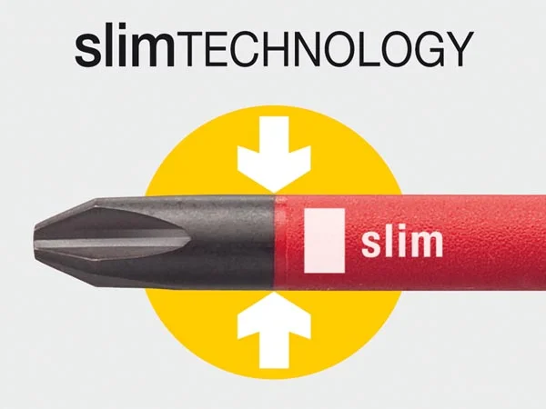 Wiha Softfinish Slit Switch Electrical Slimfix Y
