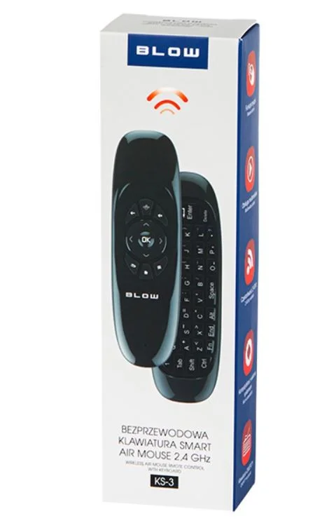 Comando de Tv Sem Fios Com Teclado - Blow Ks-3