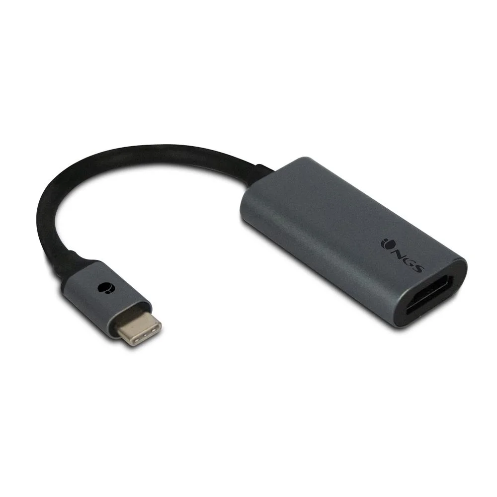 Adaptador USB C para HDMI NGS WONDERHDMI Cinzento