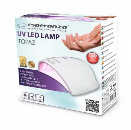 Esperanza Uv LED Lamp For Nails Topaz 48w