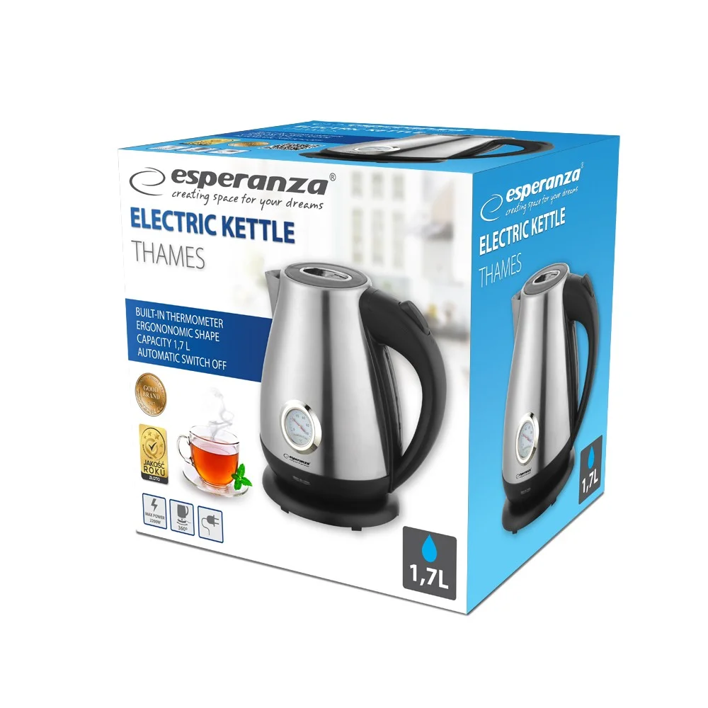 Hervidor Eléctrico Esperanza Ekk029 Con Termómetro
