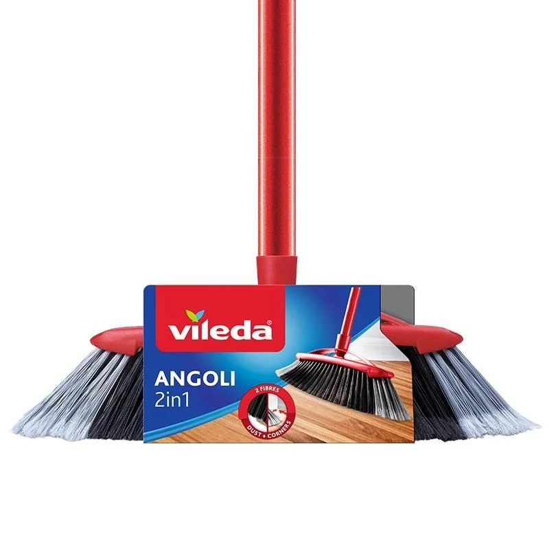 Vassoura 2 em 1 Vermelha - Vileda