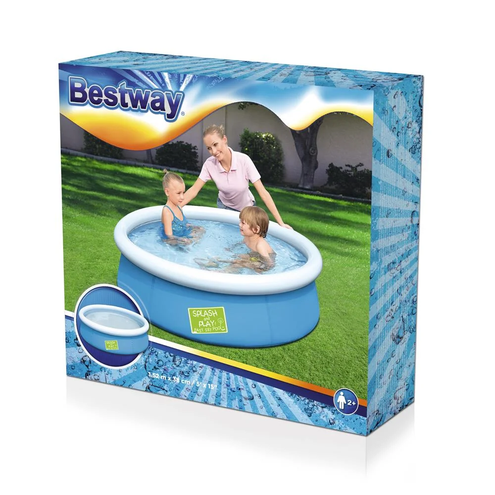 Bestway Fast Set 57241, 477 L, Piscina Insuflável.