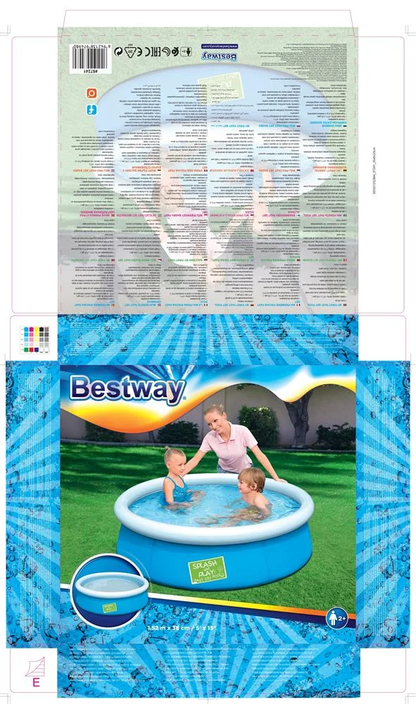 Bestway Fast Set 57241, 477 L, Piscina Insuflável.
