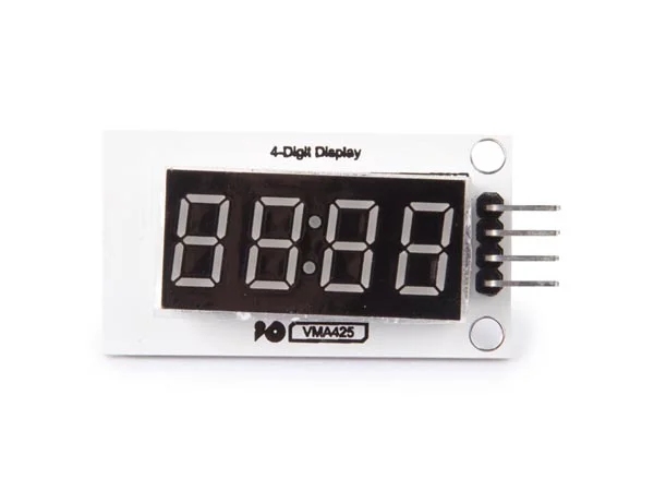 Pantalla de 4 Dígitos Con Módulo Controlador (Con.