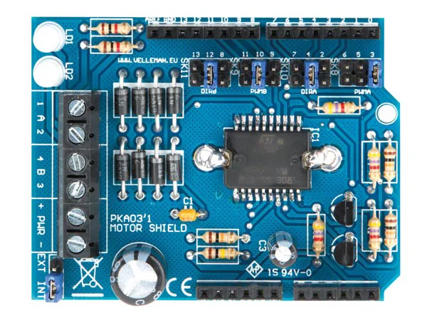 Motor e Power Shield para Arduino