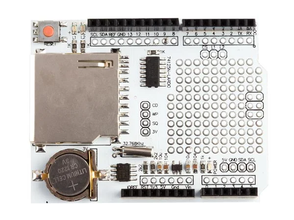 Shield de Registo de Dados Compatível com Arduino