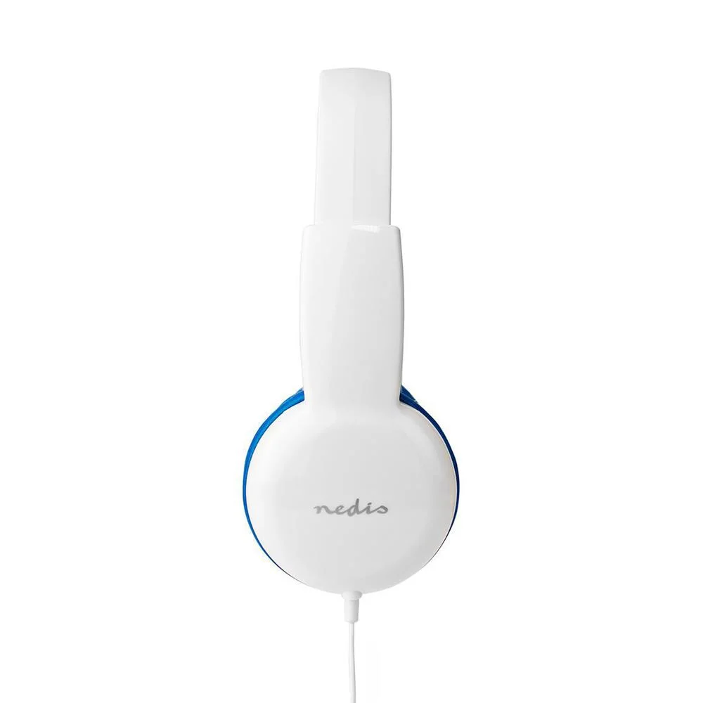 Auscultadores Headphones Hpwd4200bu C/ Fios Azul/Branco - Nedis