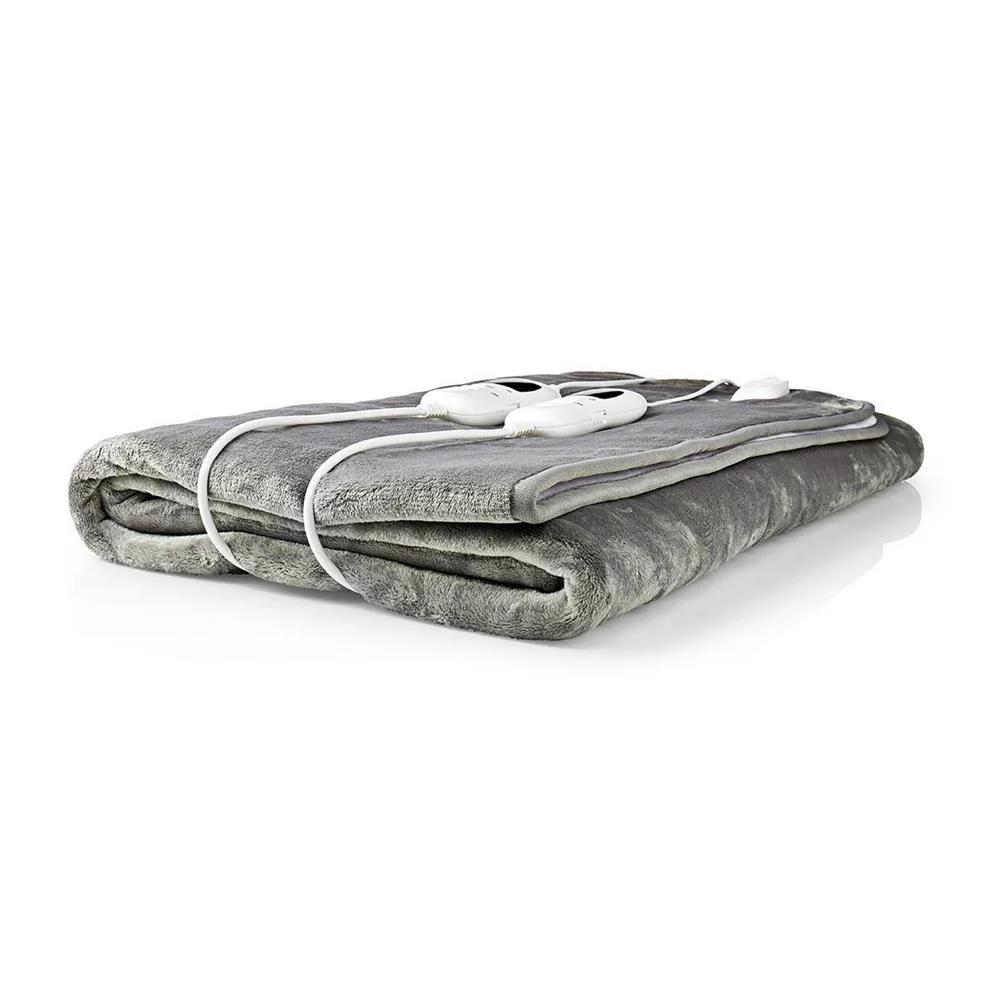 Cobertor Eléctrico Cinza (160 X 140 Cm) - Nedis