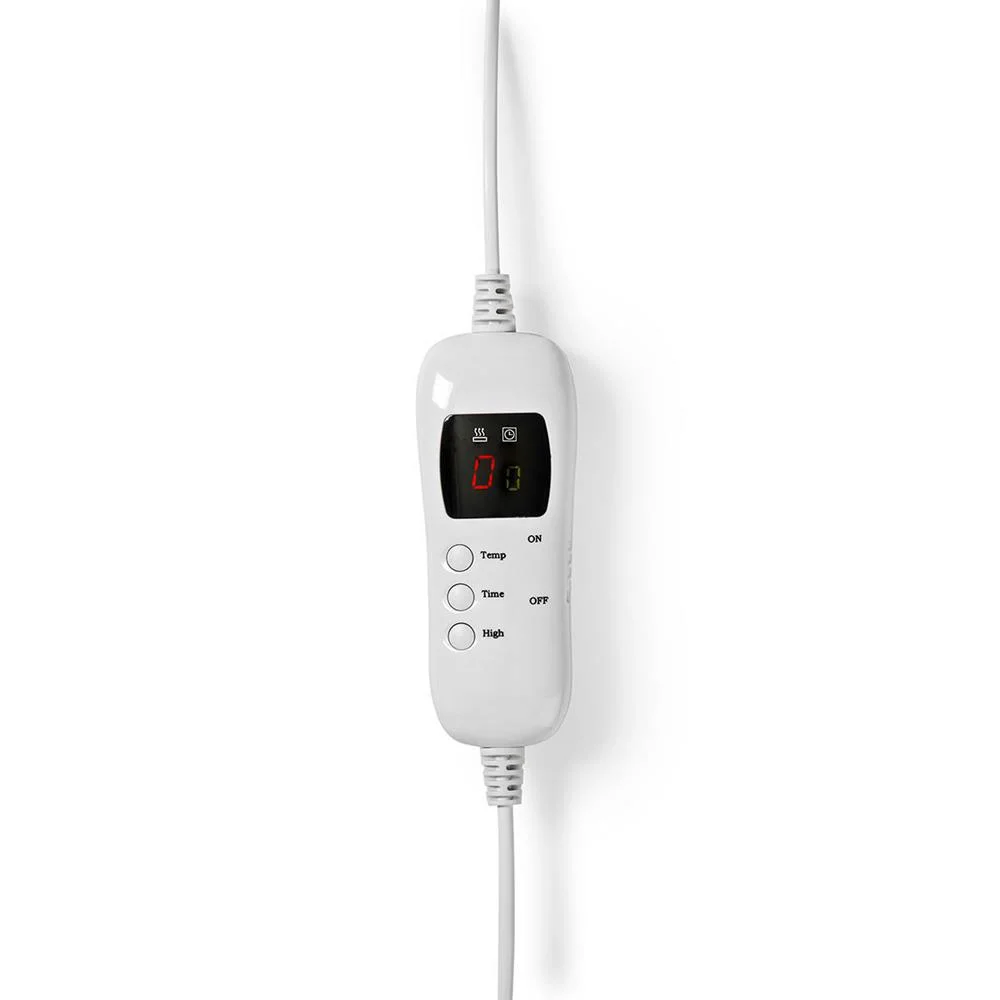 Cobertor Eléctrico Cinza (160 X 140 Cm) - Nedis